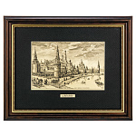  /25*32см Офорт черно-белый "Старая Москва. Вид на Кремль"