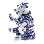 0024527 Гжель Скульптура "Козловский" Авт. Черновы В. и Л.  