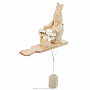 Богородская деревянная игрушка "Кролик-барабанщик", фотография 3. Интернет-магазин ЛАВКА ПОДАРКОВ