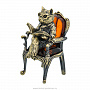 Статуэтка с янтарем "Кот читающий", фотография 3. Интернет-магазин ЛАВКА ПОДАРКОВ