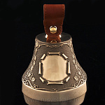 35003 Бронза  КОЛОКОЛ малый "ПОДАРОЧНЫЙ" под ЛОГОТИП  h=115мм  d=110мм   вес 900г.