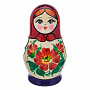 Матрешка Семеновская "Россиянка" 5 мест, фотография 1. Интернет-магазин ЛАВКА ПОДАРКОВ