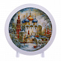 Сувенирная тарелка "Новодевичий монастырь. Смоленский собор" 12 см, фотография 2. Интернет-магазин ЛАВКА ПОДАРКОВ