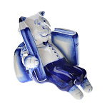 0037269 Гжель Скульптура"КОТ ПЕРВОКЛАССНИК" Авт.Иван и Ирина Карпухины 