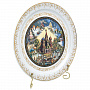 Тарелка сувенирная "Храм Василия Блаженного", фотография 1. Интернет-магазин ЛАВКА ПОДАРКОВ