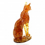 Скульптура из янтаря "Кошка Бастет", фотография 6. Интернет-магазин ЛАВКА ПОДАРКОВ