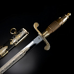 0068718 Златоуст Оружие сувенирное КОРТИК"300 лет морской пехоте"