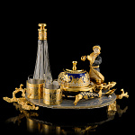 0059555/ 24007/2004  Златоуст ИКОРНИЦА  "В гостях у сказки" ( позолота, агат)   в П/У 