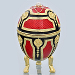 РС-1410-08 Традиции ФАБЕРЖЕ ЯЙЦО "Десять орлов" малое