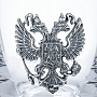 Стопка 60 мл "Герб" с накладкой из серебра 925*, фотография 2. Интернет-магазин ЛАВКА ПОДАРКОВ