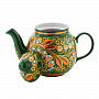 Чайник заварочный 0,5 л "Ландыши". Хохлома, фотография 4. Интернет-магазин ЛАВКА ПОДАРКОВ