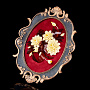 Панно янтарное настенное "Цветы. Барокко", фотография 2. Интернет-магазин ЛАВКА ПОДАРКОВ