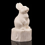 Статуэтка из кости "Кролик на пенечке", фотография 10. Интернет-магазин ЛАВКА ПОДАРКОВ