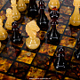 Шахматы-шашки с фигурами из янтаря "Амбассадор" 32х32 см, фотография 10. Интернет-магазин ЛАВКА ПОДАРКОВ