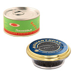 0029420-КРАСНАЯ Сувенир МАГНИТ "ИКРА В БАНОЧКЕ" ок. 6,8см