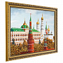 Картина янтарная "Москва. Большой Кремлевский дворец" 40х60 см, фотография 1. Интернет-магазин ЛАВКА ПОДАРКОВ