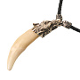 Кулон-амулет из кости "Клык волка", фотография 2. Интернет-магазин ЛАВКА ПОДАРКОВ