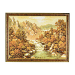 Картина янтарная "Водопад" 60х80 см