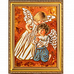 Картина янтарная "Ангелочки"