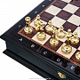 Современные подарочные шахматы с металлическими фигурами 48х48 см , фотография 14. Интернет-магазин ЛАВКА ПОДАРКОВ
