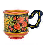 Кружка с росписью. Хохлома