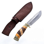 0060333 Оружие сувенирное НОЖ булат,рук-цпд ножны-кожа, в шкатулке