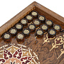 Нарды-шашки деревянные маркетри "Караван" 49х25 см, фотография 4. Интернет-магазин ЛАВКА ПОДАРКОВ