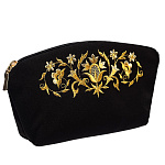 -2000357231391 Косметичка "Букет весны" шелк Разм. 12*22*5 Мод. 4135 Рис. 2718 А, (Т00028412)