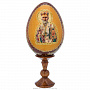 Яйцо пасхальное на подставке "Святой Николай Угодник", фотография 1. Интернет-магазин ЛАВКА ПОДАРКОВ