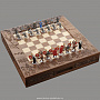 Шахматы деревянные "Ледовое побоище" 47x47 см, фотография 1. Интернет-магазин ЛАВКА ПОДАРКОВ
