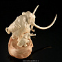 Скульптура из бивня мамонта "Мамонты на прогулке", фотография 4. Интернет-магазин ЛАВКА ПОДАРКОВ