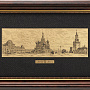 Офорт черно-белый "Старая Москва. Красная площадь" 18х32 см, фотография 2. Интернет-магазин ЛАВКА ПОДАРКОВ
