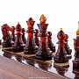 Шахматы деревянные с янтарными фигурами 37х37 см, фотография 9. Интернет-магазин ЛАВКА ПОДАРКОВ