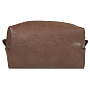 Косметичка "Модница". Коричневая с вышивкой, фотография 5. Интернет-магазин ЛАВКА ПОДАРКОВ