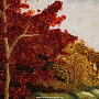 Картина янтарная "Осенняя безмятежность" 60х40 см, фотография 6. Интернет-магазин ЛАВКА ПОДАРКОВ