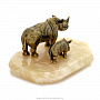 Бронзовая статуэтка "Носороги", фотография 3. Интернет-магазин ЛАВКА ПОДАРКОВ