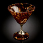 Бокал янтарный для мартини, фотография 1. Интернет-магазин ЛАВКА ПОДАРКОВ