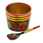 0021726/№2 Хохлома Набор д/десерта. 2 пр.(в/кат) 63050000002