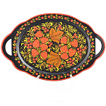 0028722  Хохлома ПОДНОС овал 29*19 см