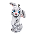 /МАЙОЛИКА фигурка "Кролик ушастик" елочная игрушка  выс 7 см