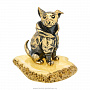 Статуэтка с янтарем "Собака Шарик", фотография 1. Интернет-магазин ЛАВКА ПОДАРКОВ