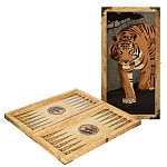 0068628/62*31*6,5см Карельская  береза НАРДЫ "Тигр" светлые