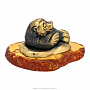 Статуэтка с янтарем "Морской котик", фотография 3. Интернет-магазин ЛАВКА ПОДАРКОВ