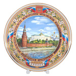 Сувенирная тарелка "Кремль". Средняя 1