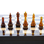 Шахматы-шашки с янтарными фигурами 37х37 см, фотография 6. Интернет-магазин ЛАВКА ПОДАРКОВ
