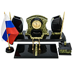 Настольный письменный набор из натурального камня. Златоуст