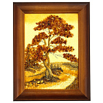 0063731/20*26см  Картина (янтарная крошка)  "ПЕЙЗАЖ" № 31