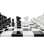 Шахматы из искусственного камня с деревянными утяжеленными фигурами 40х40 см, фотография 4. Интернет-магазин ЛАВКА ПОДАРКОВ