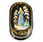 Шкатулка с художественной росписью "Снегурочка"