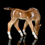 0019666/82.01961.00.1 ЛФЗ СКУЛЬПТУРА "Жеребенок пасущийся.Гнедой" ТН1